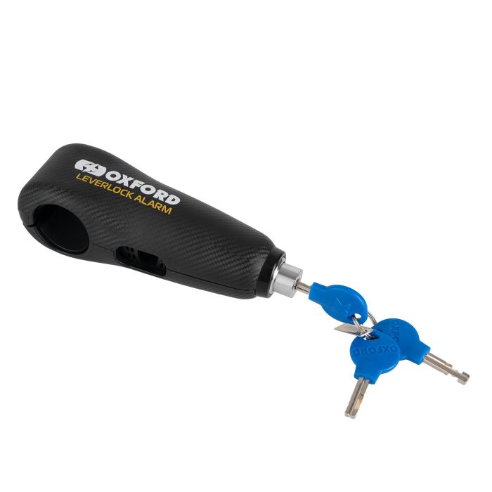 Замок-блокатор із сигналізацією Oxford LeverLock Alarm Black