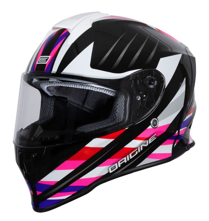 Мотошолом Origine Dinamo Foolish Pink Black Gloss