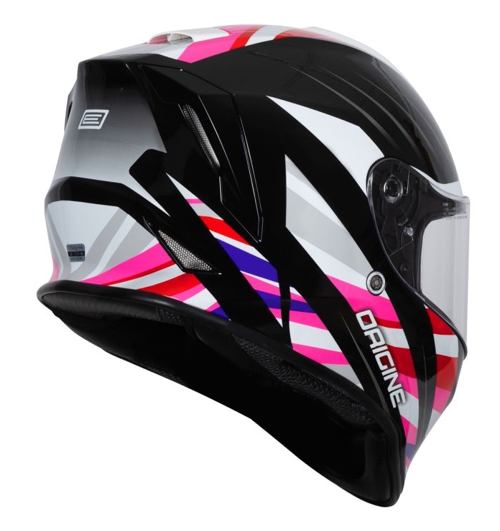 Мотошолом Origine Dinamo Foolish Pink Black Gloss