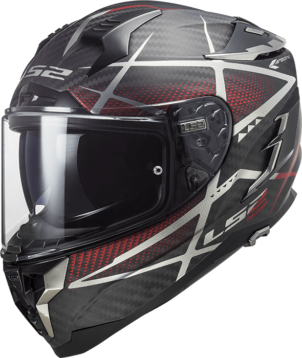Мотошолом LS2 FF327 Challenger CT2 Konic Matt Red