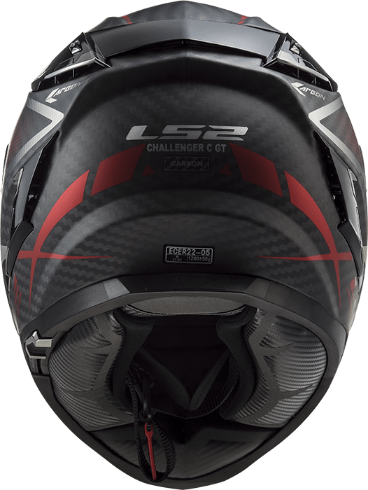 Мотошолом LS2 FF327 Challenger CT2 Konic Matt Red
