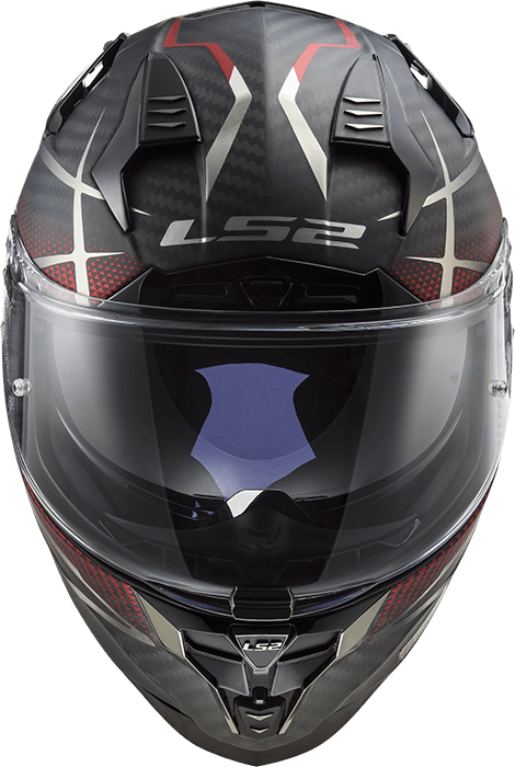Мотошолом LS2 FF327 Challenger CT2 Konic Matt Red