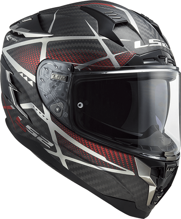 Мотошолом LS2 FF327 Challenger CT2 Konic Matt Red