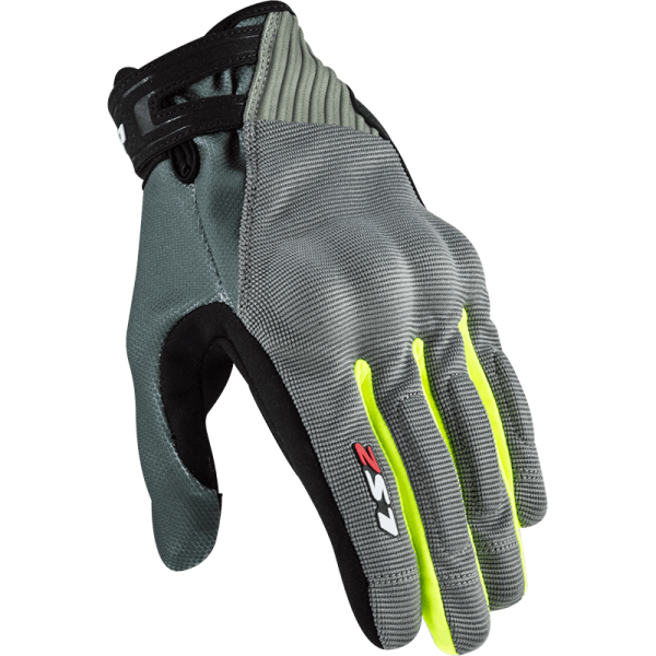Моторукавички LS2 Dart 2 Man Gloves Grey Hi-Viz Yellow