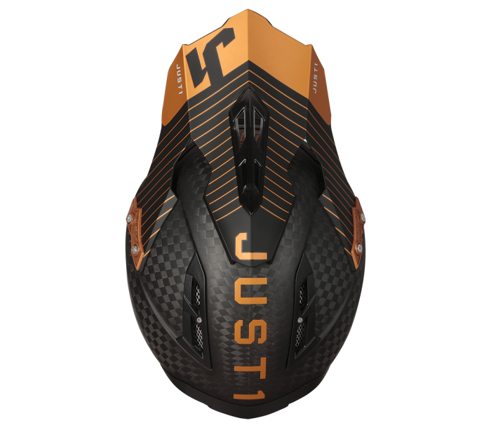 Мотошолом Just1 J12 Pro 10th Bronze White Black Carbon