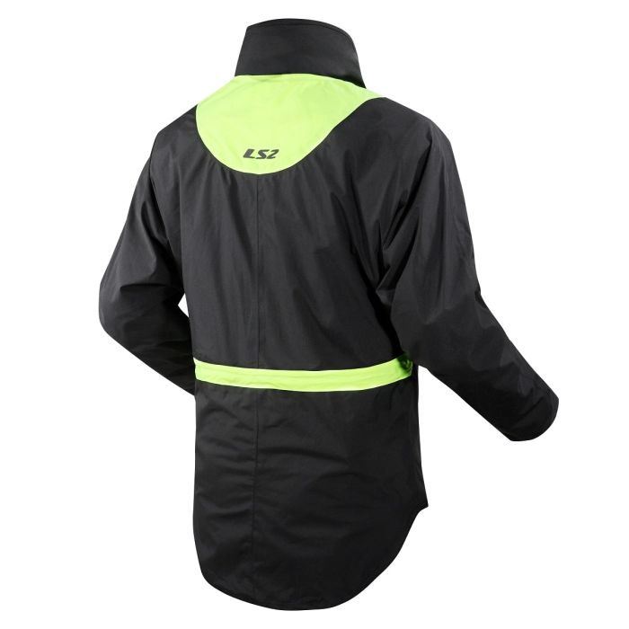 Дощовик LS2 X-Rain Jacket Black Hi-Vis Yellow