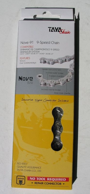 Ланцюг Taya Nove-91 Silver/silver 9sp