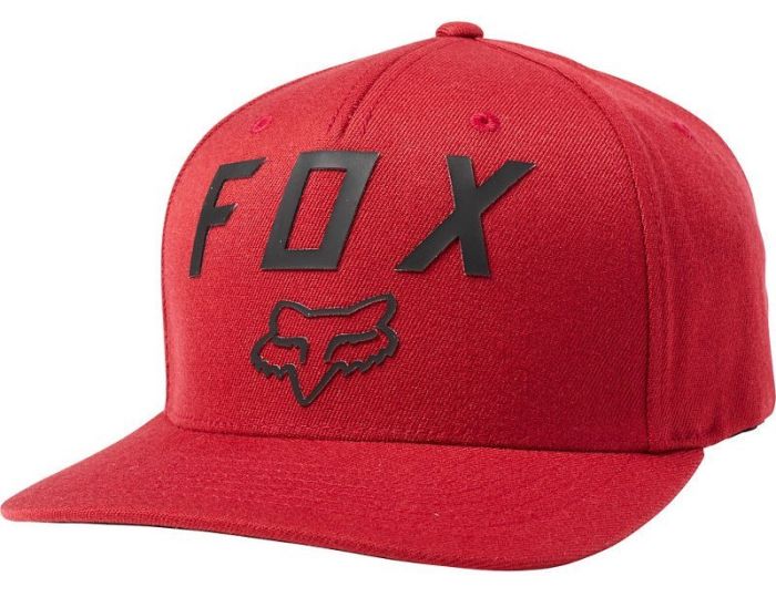 Кепка Fox Number 2 Flexfit Hat Cardinal
