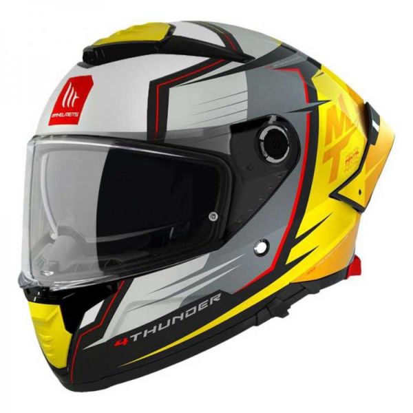 Шолом MT THUNDER 4 SV PENTAL matt pearl yellow