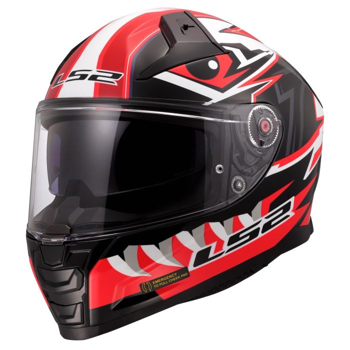 Мотошолом LS2 FF811 Vector 2 Buntri Black Red