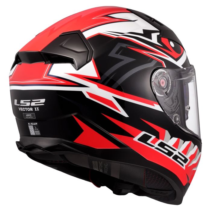 Мотошолом LS2 FF811 Vector 2 Buntri Black Red