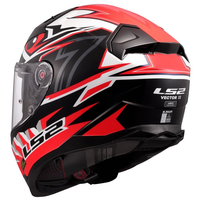 Мотошолом LS2 FF811 Vector 2 Buntri Black Red