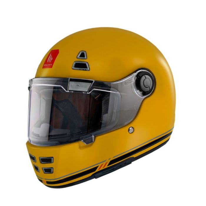 Мотошолом MT Jarama SV Solid C3 Yellow Matt