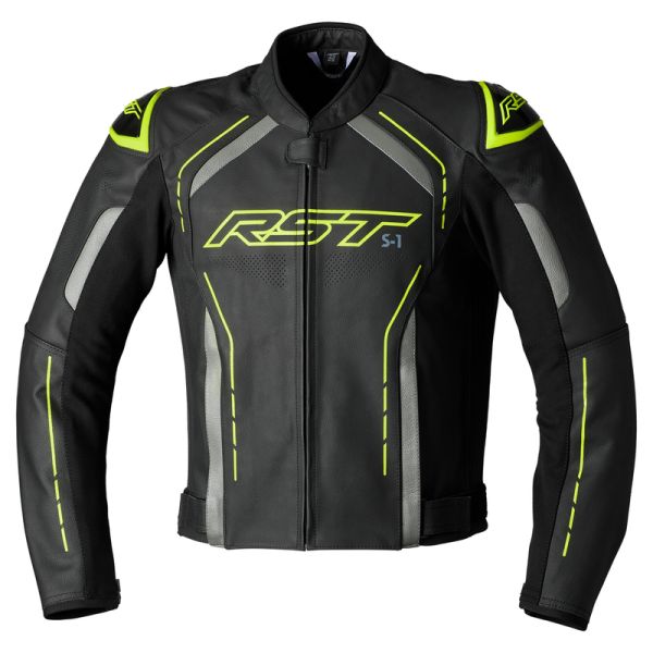 Куртка RST S1 Leather Jacket Men - Flo Yellow