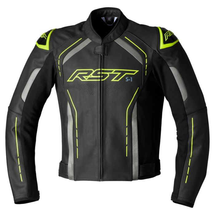 Куртка RST S1 Leather Jacket Men - Flo Yellow