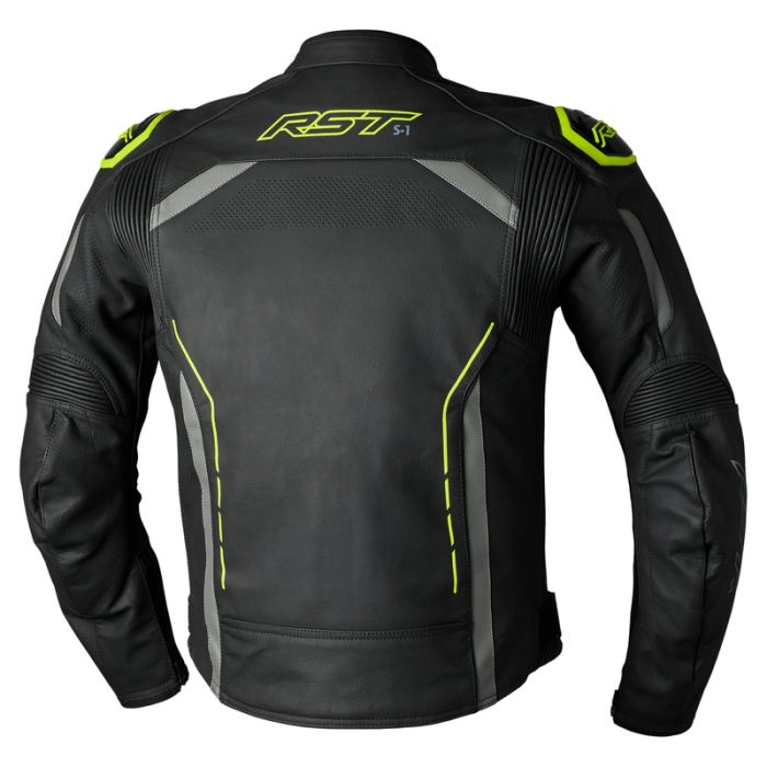 Куртка RST S1 Leather Jacket Men - Flo Yellow