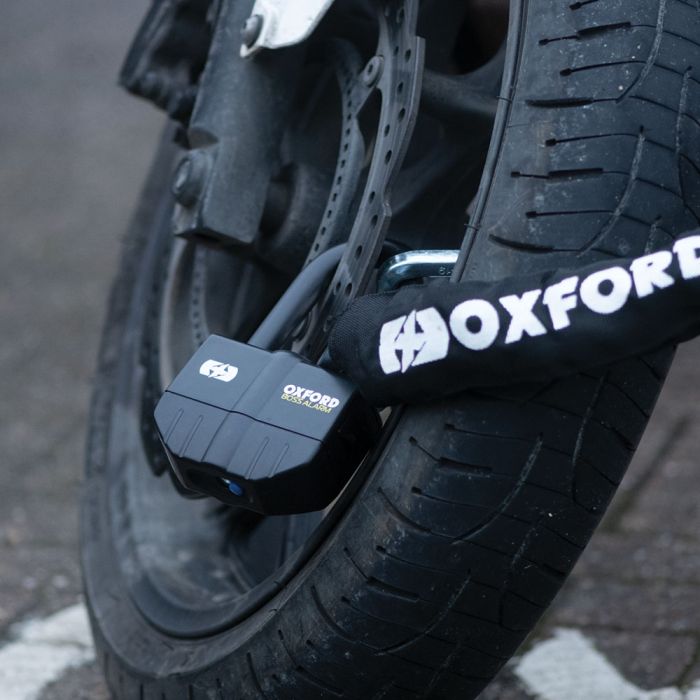 Цеп із замком Oxford Boss Alarm 16mm Lock + Chain 12mm