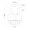 Цеп із замком Oxford Boss Alarm 16mm Lock + Chain 12mm