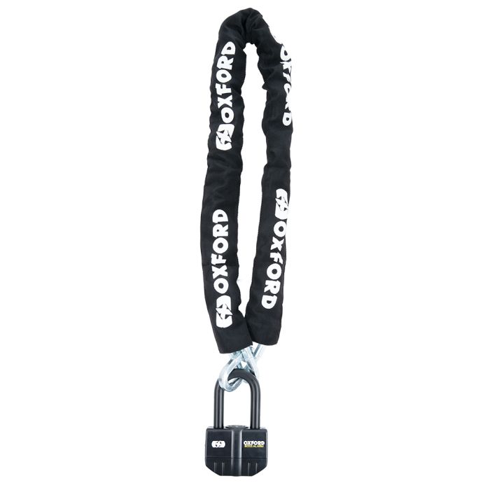 Цеп із замком Oxford Boss Alarm 16mm Lock + Chain 12mm