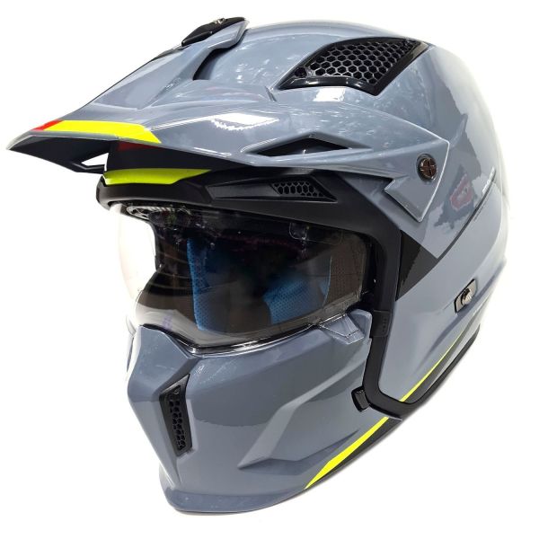 Мотошолом MT STREETFIGHTER SV S Solid A22 Gloss Grey ECE2206