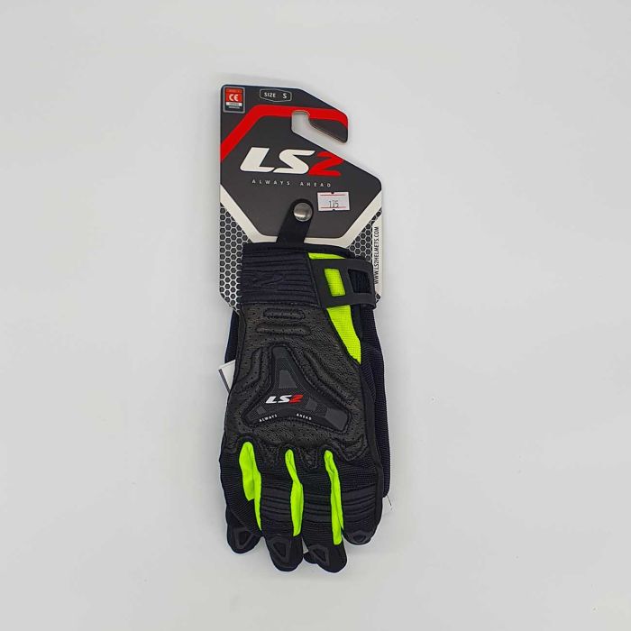 Жіночі рукавички LS2 All Terrain Lady Gloves Black Hi-Vis Yellow