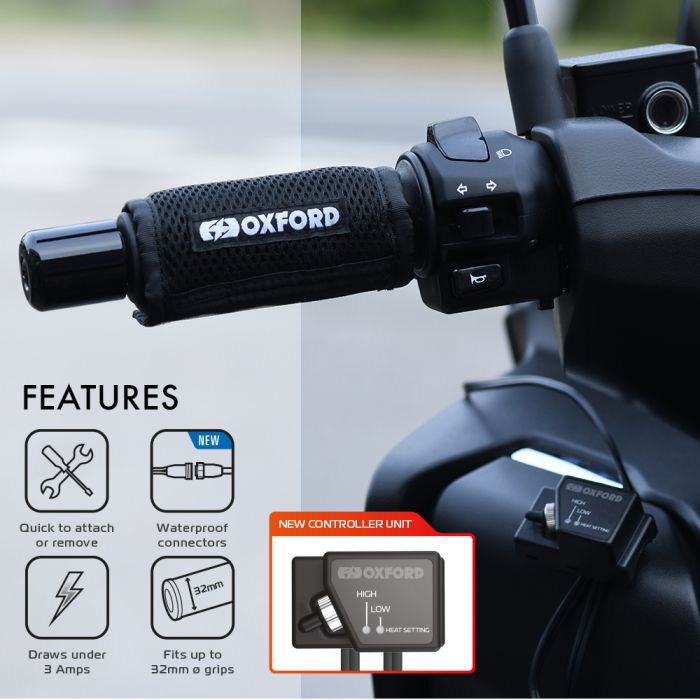Підігрів керма Oxford HotGrips Wrap - Advanced Heated Overgrips
