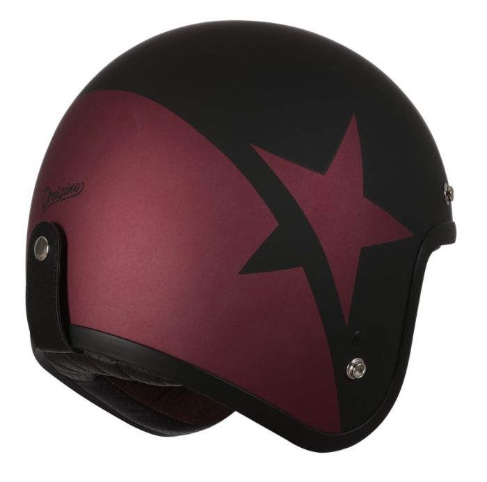 Мотошолом Origine Primo Star Red Black Matt