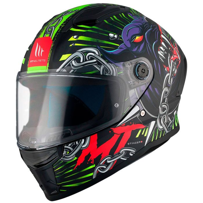 Мотошолом MT STINGER 2 Akin A3 Matt