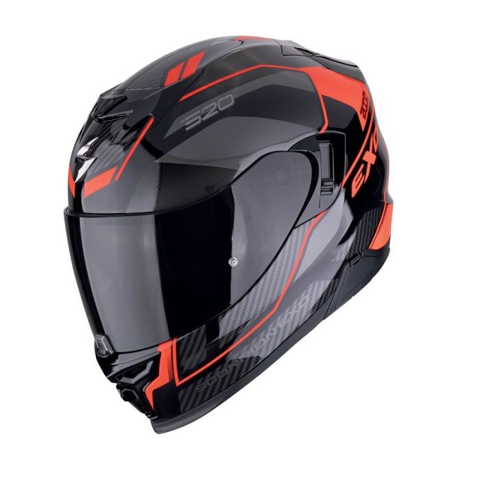 Шолом SCORPION EXO-520 EVO AIR LENA black/red