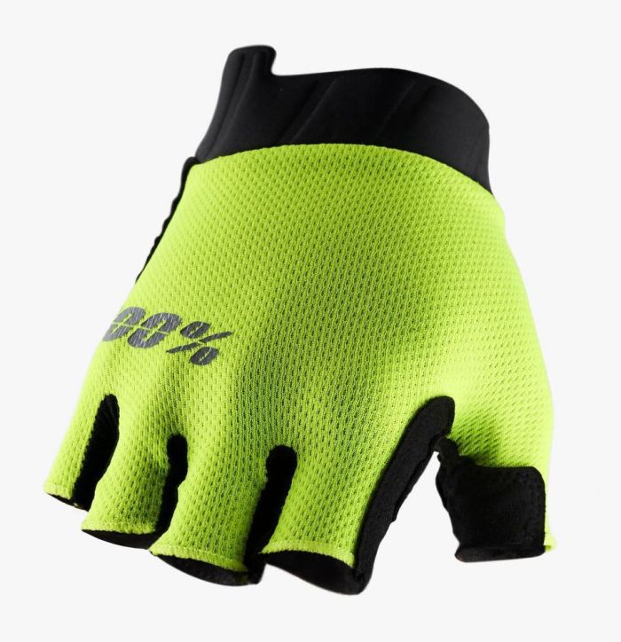 Перчатки Ride 100% Exceeda Gel Short Finger Glove Fluo Yellow