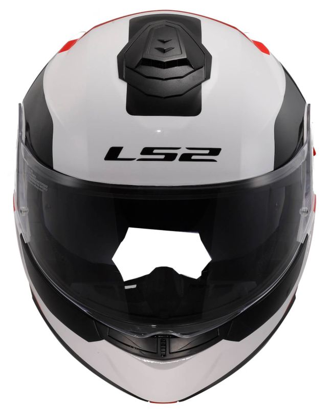 Мотошолом LS2 FF908 Strobe 2 Autox White Red