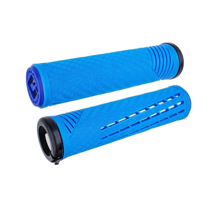 Гріпси ODI CF Grip v2.1 Lock-On Blue/White