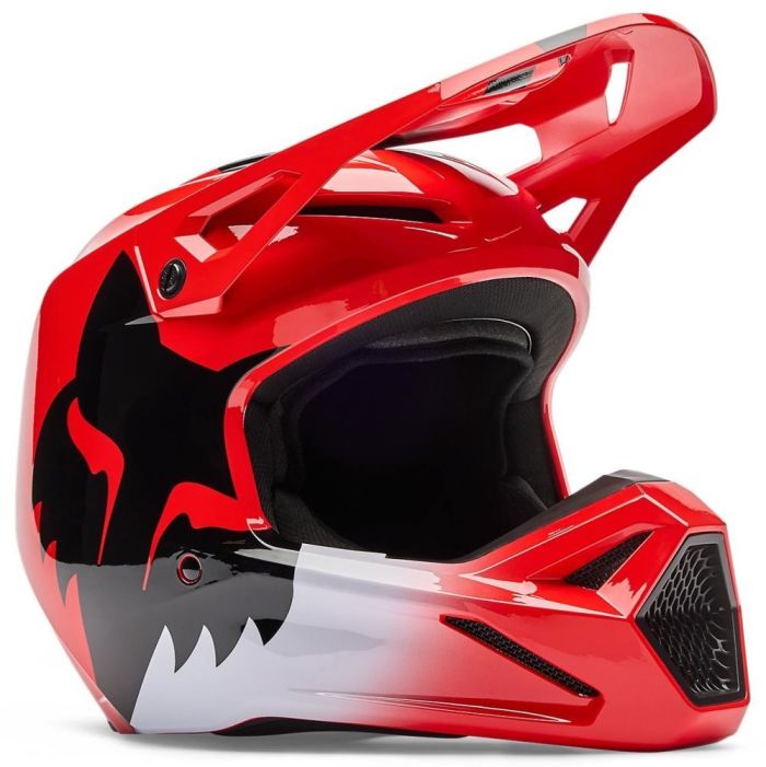 Шолом Fox V1 Helmet - Shield Flo Red