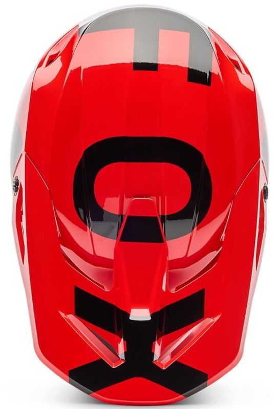Шолом Fox V1 Helmet - Shield Flo Red