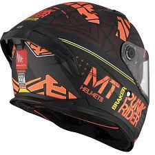Мотошолом MT BRAKER SV PUNK RIDER B5 Matt Red