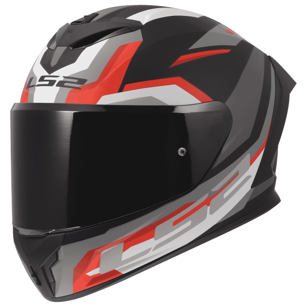 Мотошолом LS2 FF820 Rapid 3 Hyper Black Red