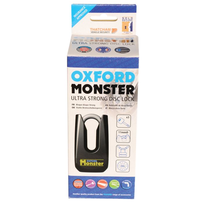Oxford Monster Disc Lock - Black