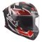 Мотошолом LS2 FF820 Rapid 3 Xtrem White Black Red