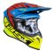 Мотошолом Just1 J39 Thruster Fluo Yellow Red Blue