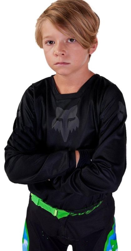 Дитяча Джерсі Fox 180 Youth Jersey - Blackout Black