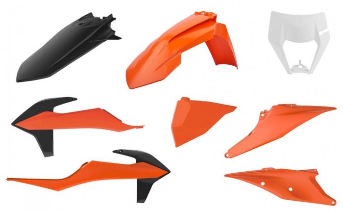 Пластик Polisport Enduro Kit - Ktm (20-) Orange/black