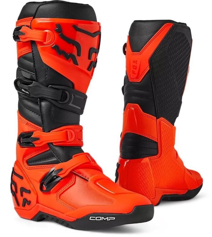 Мотоботи Fox Comp Boot Flo Orange black