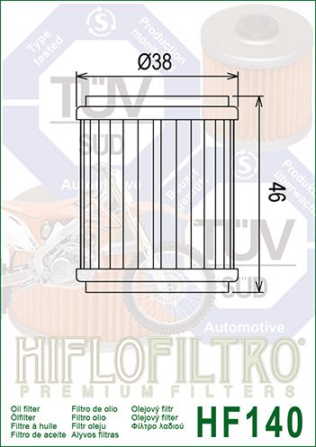 Фільтр HIFLO HF140