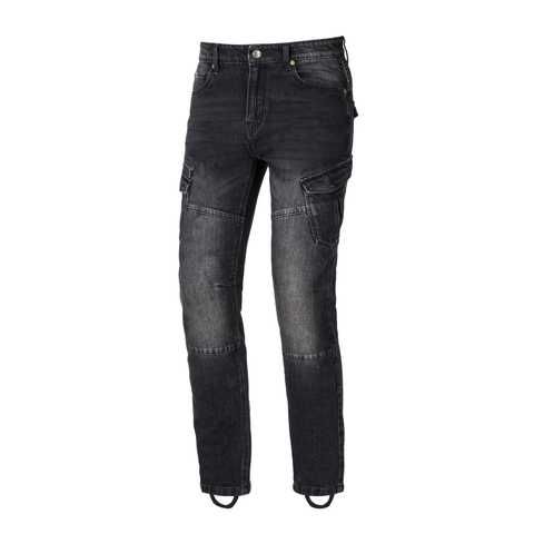 Мотоджинси одношарові SECA Badlands DYN Black