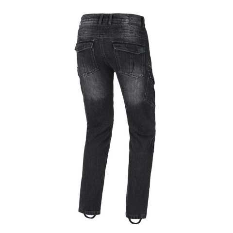 Мотоджинси одношарові SECA Badlands DYN Black