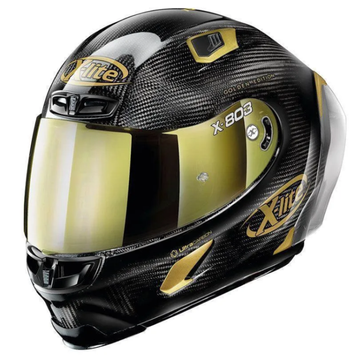 Шолом X-lite X-803 RS Ultra Carbon Golden Edition