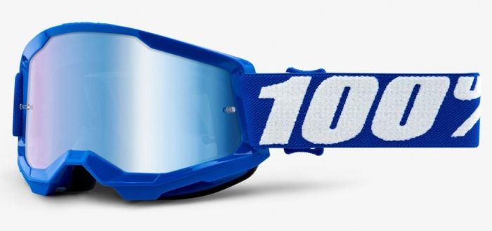 Дитячі Окуляри 100% Strata 2 Youth Goggle Blue - Mirror Blue Lens