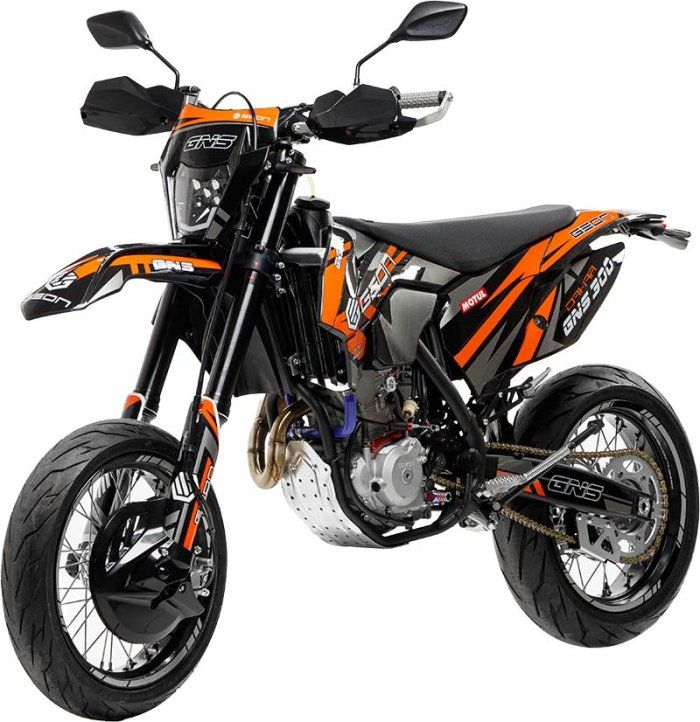 Мотоцикл GEON Dakar GNS 300 NC Motard (21/18 Off-Road) Black/Orange