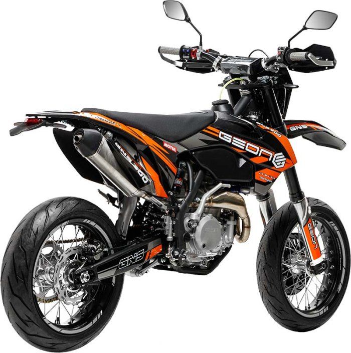 Мотоцикл GEON Dakar GNS 300 NC Motard (21/18 Off-Road) Black/Orange