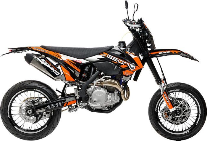 Мотоцикл GEON Dakar GNS 300 NC Motard (21/18 Off-Road) Black/Orange